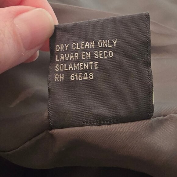 Giorgio Sant' Angelo Vintage Olive Green Single Breasted Blazer Sz 18W - Picture 9 of 9